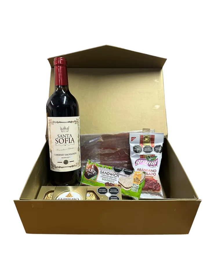 Contenido de regalos corporativos: productos gourmet y bebidas